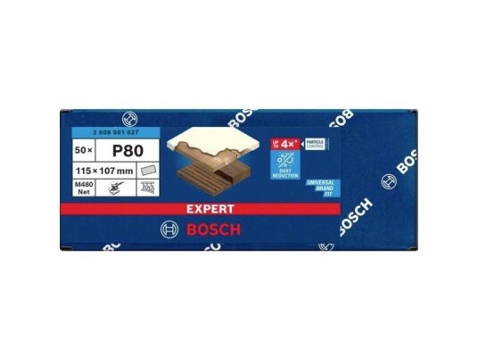 Bosch Slibenet M480 115X107mm K80 50 Stk Exp