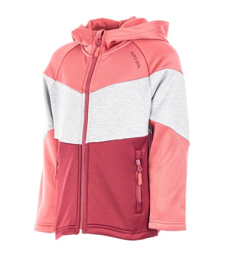 MoveOn  Tinden Fleecejakke m/hette Kids Rose   Rose 116/122 (6 ÅR)