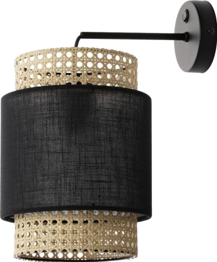 Vegglampe Orno Lana 1P E27 Maks. 60W Svart Vegglampe Orno Lana 1P E27 Maks. 60W Svart