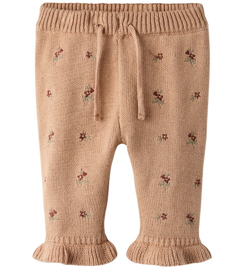 Lil"Atelier Nbfemlen Knit Pant Lil Beige 80