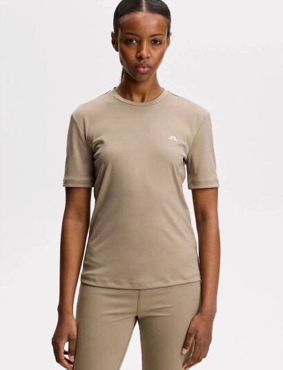 J. Lindeberg Ada T Shirt Beige S J. Lindeberg Ada T Shirt Beige S