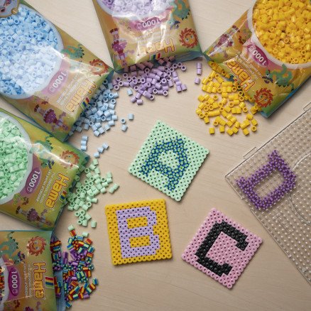 Tall og bokstaver i Hama Perler av Rito Krea Perlemønster Bokstaver 48 stk Tall og bokstaver i Hama Perler av Rito Krea Perlemønster Bokstaver 48 stk