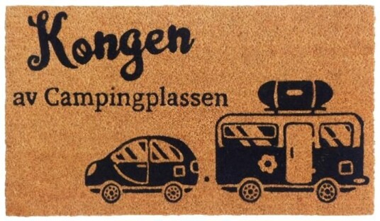Dørmatte Kongen av Campingplassen