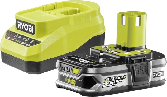 Ryobi Batteri Og Laderpakke ONE+ RC18120A 125 18v 2.5Ah