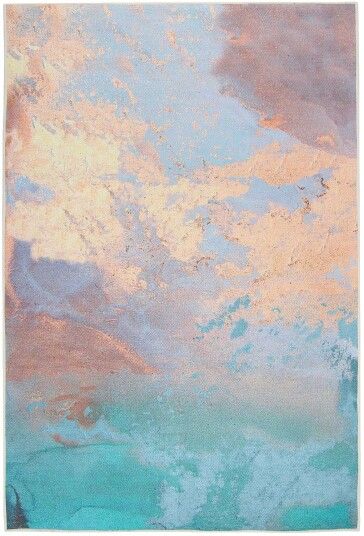 Wilton teppe Pescia blå/multi Størrelse: 80 x 150 cm