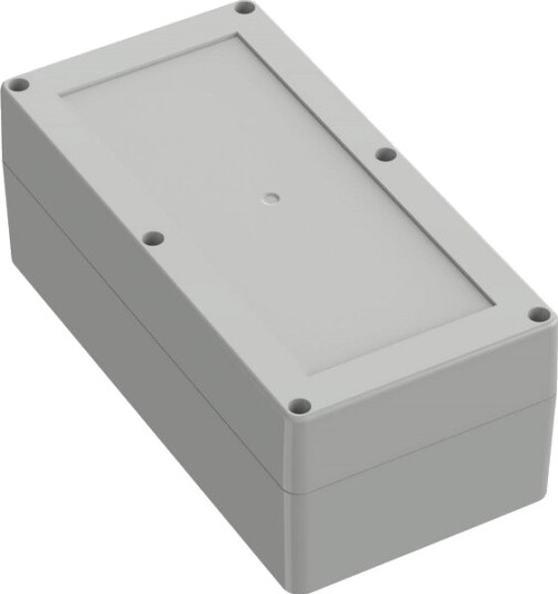 Tru Components TC 13865152 200 × 100 × 75 mm Polykarbonat Lysegrå