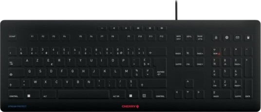 Cherry Stream Keyboard FR svart