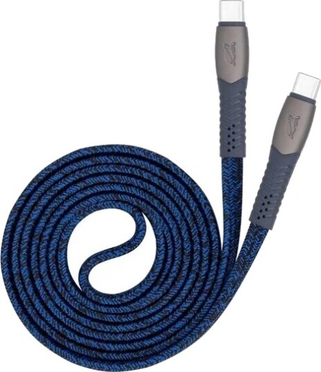 RivaCase PS6105 BL12 USB C USB C Nylon kabel RivaCase PS6105 BL12 USB C USB C Nylon kabel
