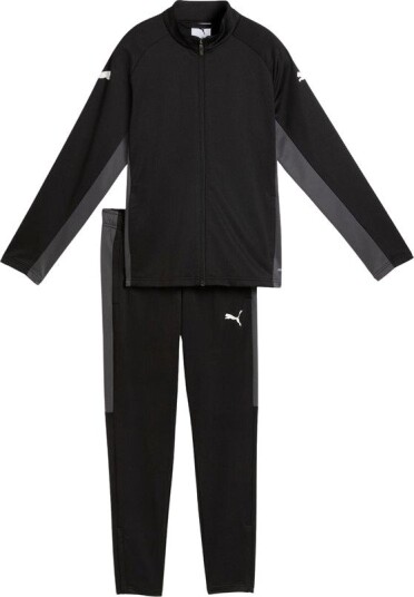 PUMA Tracksuit individualLIGA Svart/Hvit/Skygggrå Barn størrelse 152 cm