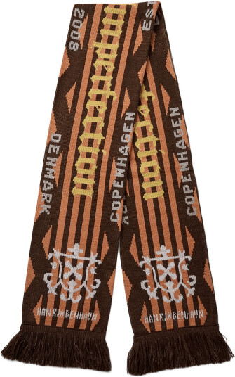 HAN Kjøbenhavn Club Scarf Brown ONE SIZE