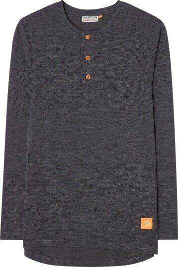 Garphyttan Men"s Merino Top Dark Grey Melange 3XL