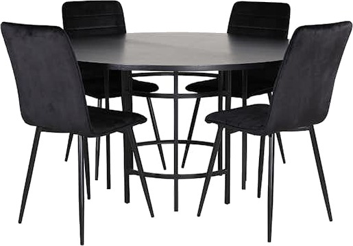 Spisegruppe furniture/fashion Copenhagen Ø140 cm med 4 Windu Stoler
