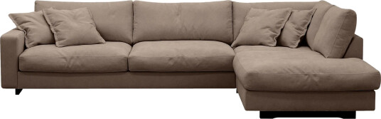 Valencia Ekstra Dyp 4 seters sofa med Sjeselong Høyre Mørkebrun Valencia Ekstra Dyp 4 seters sofa med Sjeselong Høyre Mørkebrun