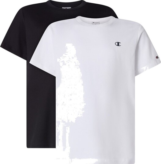 Champion T skjorte SS Tee 2 pakning Hvit