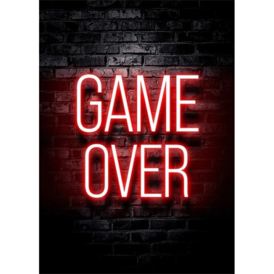 Plakat Game Over