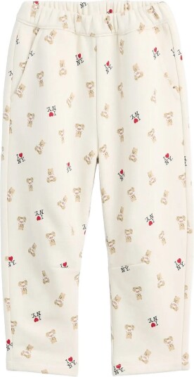 GAP Baby & Toddler Vintagesoft I Heart Ny Pull On Pants Cream 98 GAP Baby & Toddler Vintagesoft I Heart Ny Pull On Pants Cream 98
