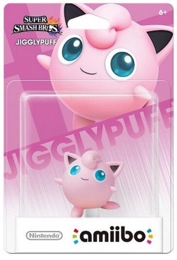 Nintendo Amiibo Jigglypuff Figur med NFC til Nintendo Switch og mer