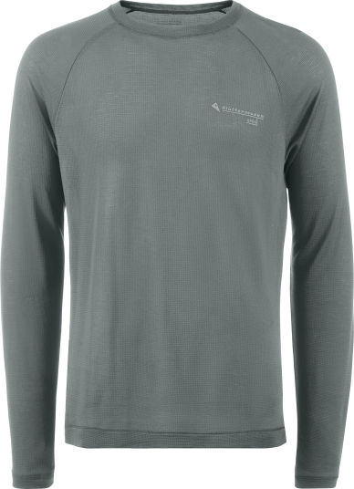Klättermusen Men"s Groa Longsleeve Tee Teal Grey S