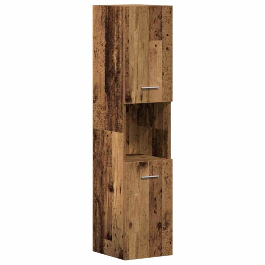 Baderomsinnredningssett 4 pcs Gamle tre 41 x 38.5 x 46 cm Baderomsinnredningssett 4 pcs Gamle tre 41 x 38.5 x 46 cm