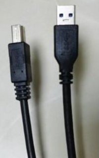 Microconnect 3m USB 3.0 A til B-kabel Svart