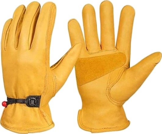 Motorsykkelhansker Vinter Retro Skinn Vindtett XL
