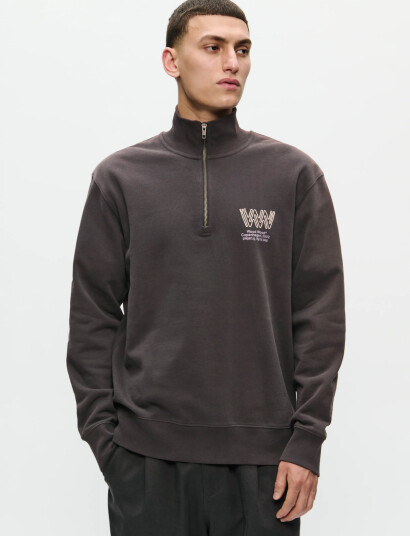 WOOD WOOD Wwjack Half Zipper Corp 25211 - Black - XXL