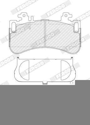 Bremseklosser FERODO FDB5575 Bremseklosser FERODO FDB5575