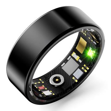 R11M Stilig Smart Ring Størrelse 7/17.3mm Svart R11M Stilig Smart Ring Størrelse 7/17.3mm Svart