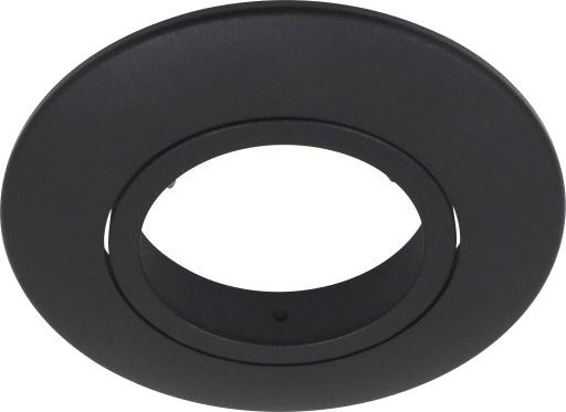 Nordtronic rund front for Quick Install G2 og Uni Install G2 spotlights svart