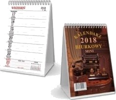 2018 Skrivebordskalender Vertikal Mini (Sb5)
