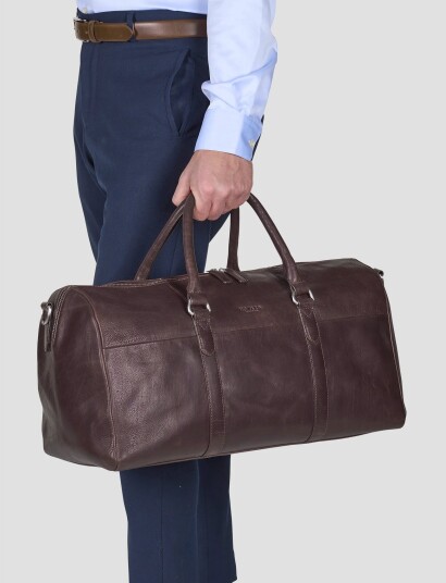 Howard London Weekend Bag Victor Brown ONE SIZE Howard London Weekend Bag Victor Brown ONE SIZE