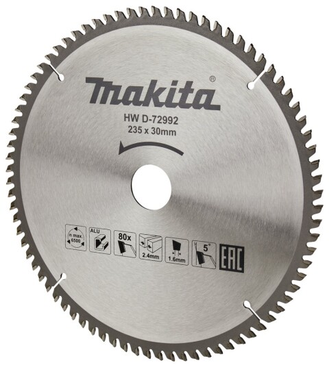 Makita Sirkelsagblad D 72992 235x30x80T
