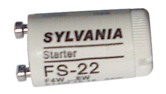 Starter for seriekobling 4 22 W