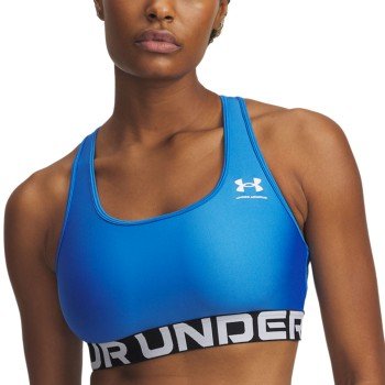 Under Armour BH Mid Branded Sport Bra Blå polyester X Small Dame Under Armour BH Mid Branded Sport Bra Blå polyester X Small Dame