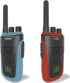 KIDYTALK Walkie-Talkie Sett Rød/Blå | KIDYWOLF KIDYTALK Walkie-Talkie Sett Rød/Blå | KIDYWOLF