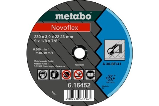 Metabo Kutteskive Flatt Senter Stål 2,22 cm 11,5 cm Håndverktøy