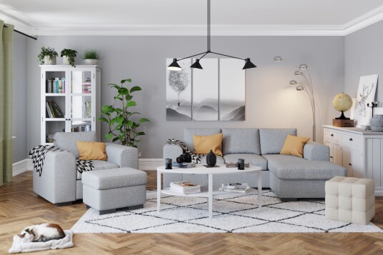 Scandinavian Choice Lenestol Change Lysgrå