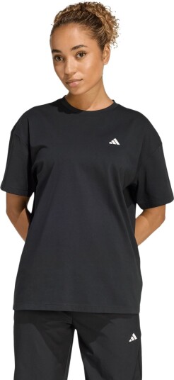 adidas Power Essentials Trenings T skjorte Dame Svart XL