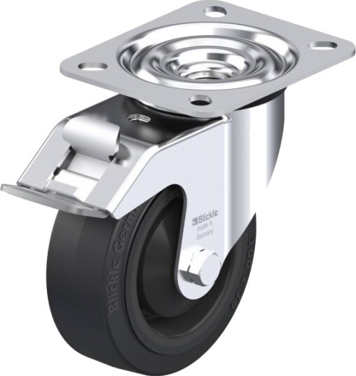 Blickle 577395 Le-Poev 100Ka-Fi Styrehjul Med Bremse 100 Mm 150 Kg 1 Stk