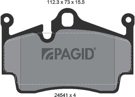PAGID T1698N Bremseklosser PAGID T1698N Bremseklosser