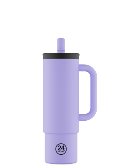 24bottles Straw Cup 800 Ml - Erica - Purple - 800 ML