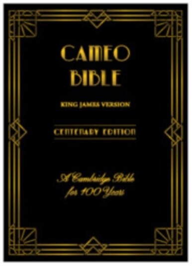 KJV Cameo Centenary Edition Vintage Golden Brown Calfskin Leather Full Yapp KJ457:XRLY