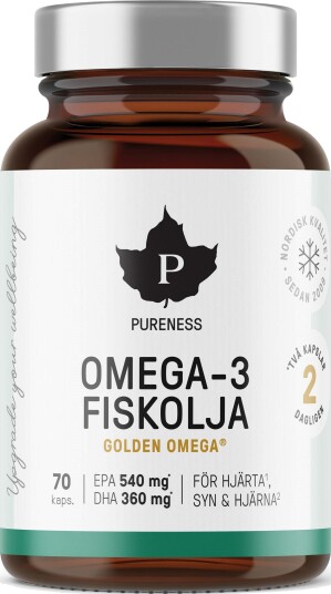 Pureness Omega-3 Fiskolja 70 stk Pureness Omega-3 Fiskolja 70 stk
