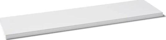 ReCollector Floating Edge Shelf Brilliant White White L60X W15X H1.5 ReCollector Floating Edge Shelf Brilliant White White L60X W15X H1.5