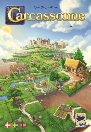 Carcassonne Brettspill Nordic - Strategispill for 2-5 Spillere Carcassonne Brettspill Nordic - Strategispill for 2-5 Spillere