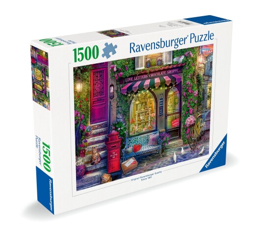 Ravensburger - Puzzle Love Letters Chocolate Shop 1500p 12000737 Ravensburger - Puzzle Love Letters Chocolate Shop 1500p 12000737