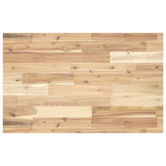 Plate til baderomsskap ubehandlet 140x50x4 cm heltre akasie Plate til baderomsskap ubehandlet 140x50x4 cm heltre akasie