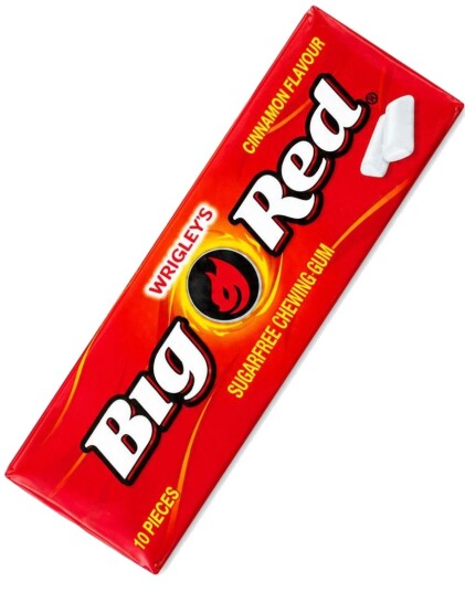 Wrigley's Big Red Sugarfree Gum Sukkerfri Tyggegummi med Spicy Kanelsmak USA