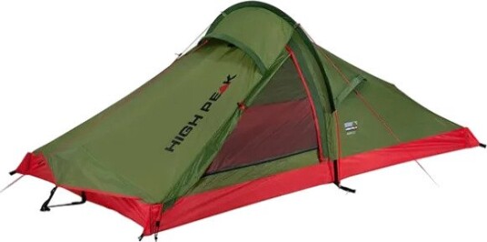 High Peak Siskin 2.0 Pyramide Telt for 2 personer - 1,7 kg Grønn/Rød