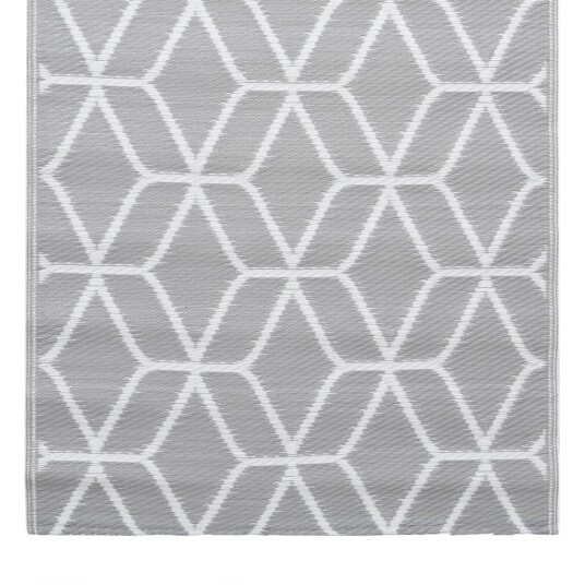 vidaXL Uteteppe grå 120x180 cm PP vidaXL Uteteppe grå 120x180 cm PP